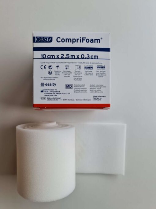 Comprifoam Bandaj Altı Dolgu Köpük 10cm X 2.5m X 0.3cm