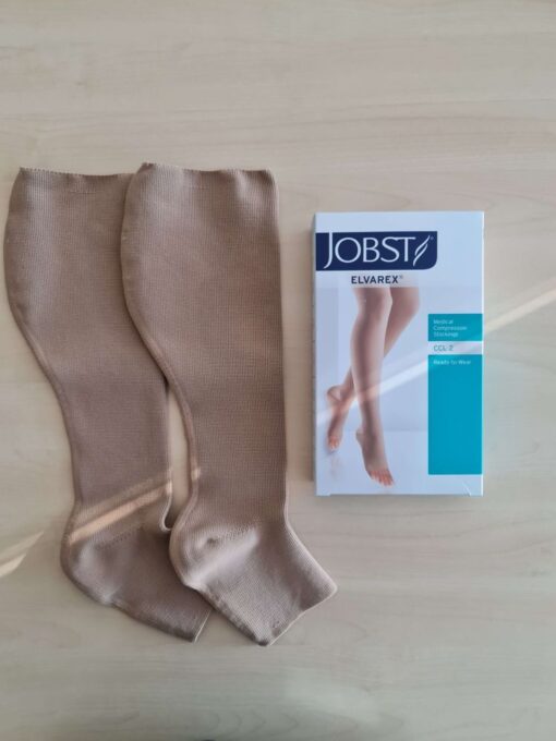 Jobst Elvarex Diz Altı Açık Burun Kompresyon Çorabı Kısa Boy