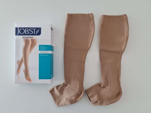 Jobst Elvarex Diz Altı Açık Burun Malleol Destekli Kompresyon Çorabı Kısa Boy